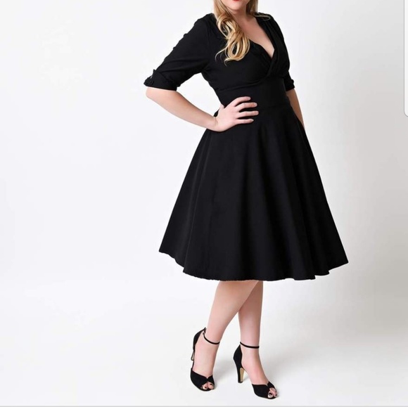 Unique Vintage Dresses & Skirts - Vintage Black Dress